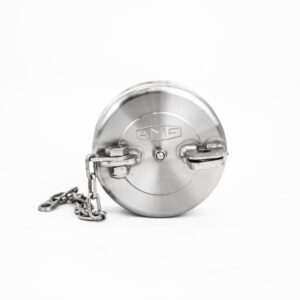 65mm Drybreak coupling dust cap stainless steel