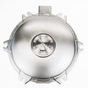 Manhole cover 6 lug 4.5mm dish fitted with 80mm Pressure relief valves