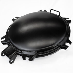 Mild Steel Manhole cover 6 lug 5.0mm dish standard